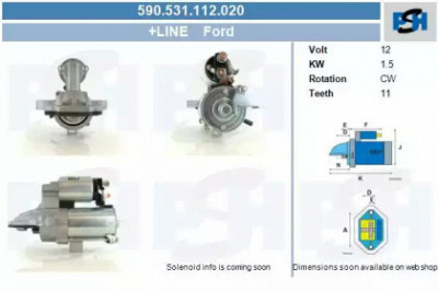 CV PSH 590531112020 -  Стартер